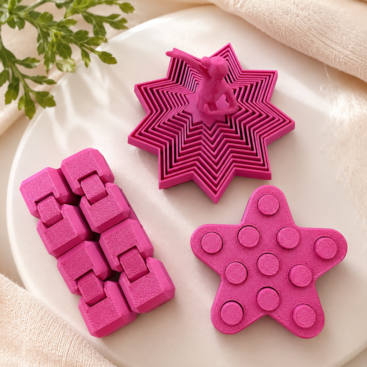 Kit Fidget Sensorial  – Brinquedos Antiestresse 3D para Relaxar, Focar e se Divertir