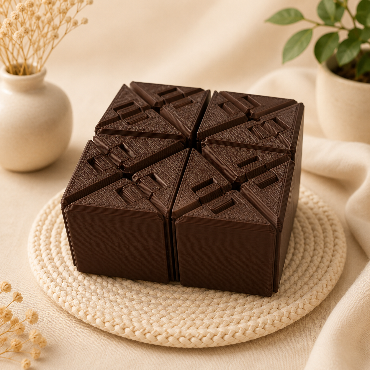 Cubo Maluco Fidget Antiestresse | Quebra-Cabeça Sensorial Transformável 3D