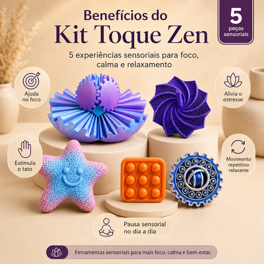 Kit Sensorial para Relaxar e Melhorar o Foco