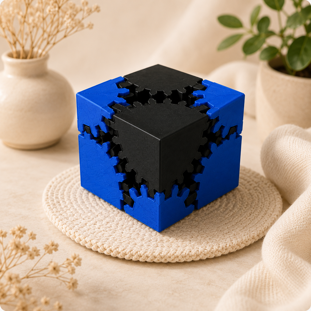 Cubo Engrenagem Fidget Sensorial Antiestresse